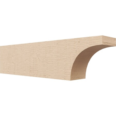 Ekena Millwork 4in. W x 6in. H x 24in. L Huntington Woodgrain TimberThane Rafter Tail, Primed Tan RFTUR04X06X24HUNRCPR